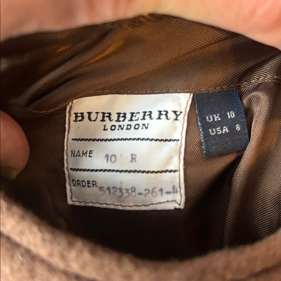 BURBERRY Wool angora cashmere blend coat - Picture 3 of 12